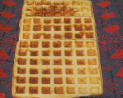 Knusprige Waffeln