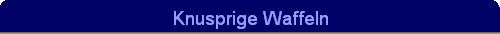 Knusprige Waffeln